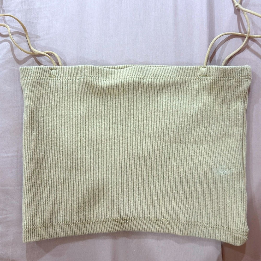 Beige Zara tube top